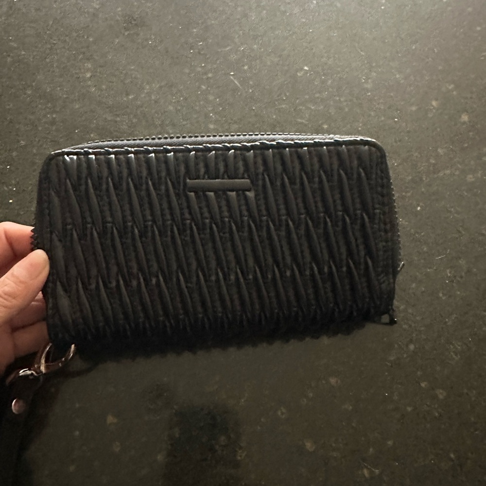 Black Woven Wallet